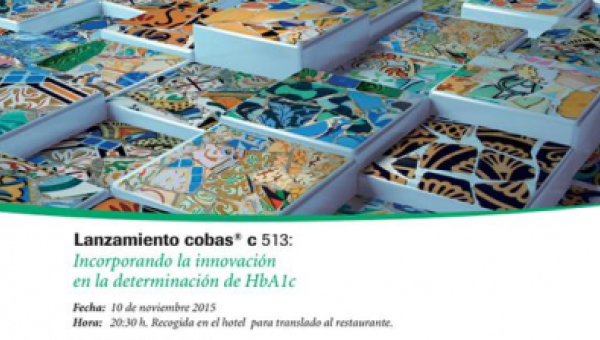 Jornada Lanzamiento cobas c 513: Incorporando la innovación en la determinación de HbA1c