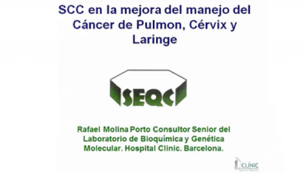 SCC en cáncer de pulmón, cérvix y laringe